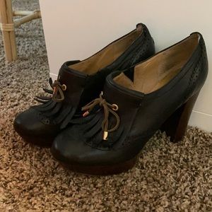 Sperry McKenna Oxford platform leather heels